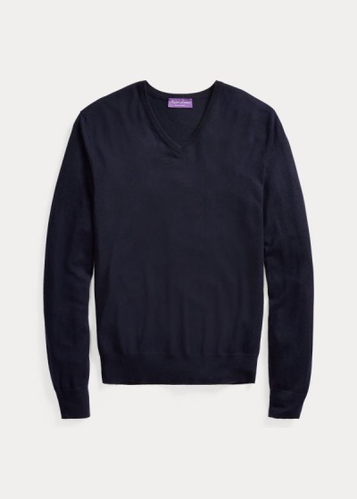 Men's Ralph Lauren Cashmere V-Neck Sweater | 814032OVS